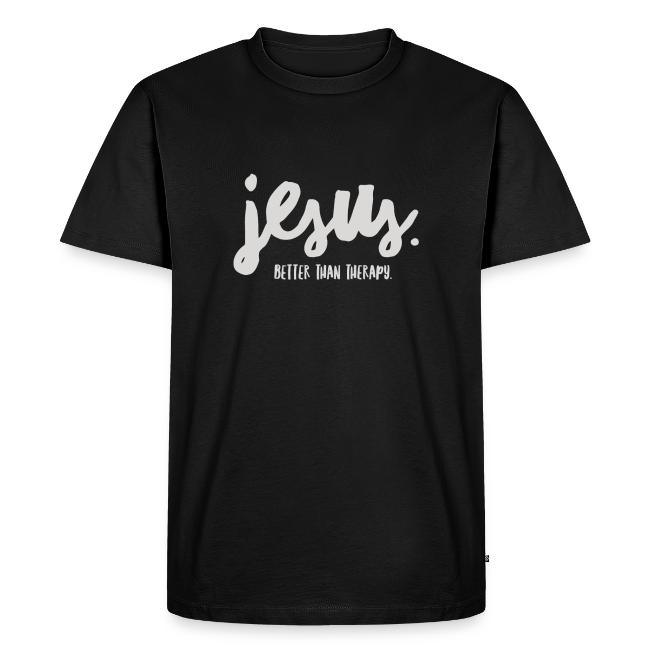 Jesus Better than therapy design 1 in light blue