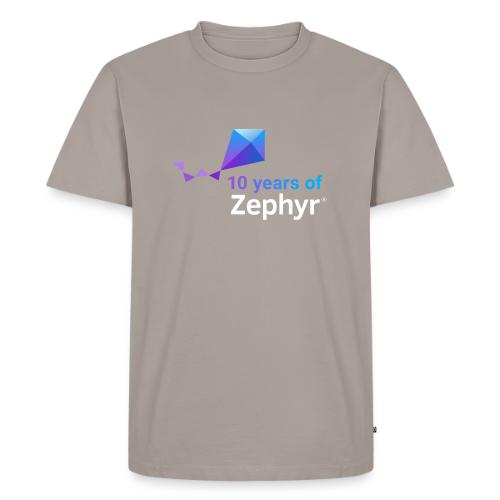 Zephyr 10th Anniversary Stacked Color Reverse - Men's Premium T-Shirt