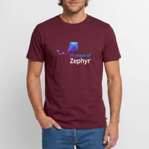 Zephyr 10th Anniversary Stacked Color Reverse - Men's Premium T-Shirt