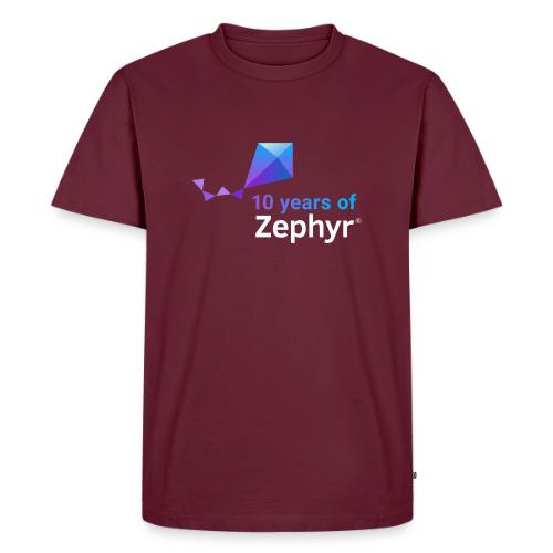 Zephyr 10th Anniversary Stacked Color Reverse - Men's Premium T-Shirt