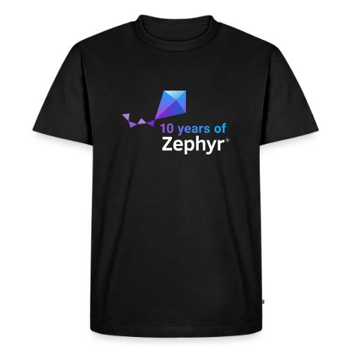 Zephyr 10th Anniversary Stacked Color Reverse - Men's Premium T-Shirt