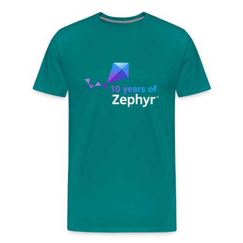 Zephyr 10th Anniversary Stacked Color Reverse - Men's Premium T-Shirt