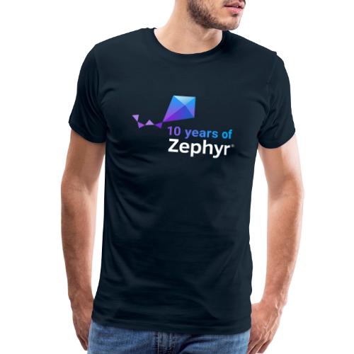 Zephyr 10th Anniversary Stacked Color Reverse - Men's Premium T-Shirt