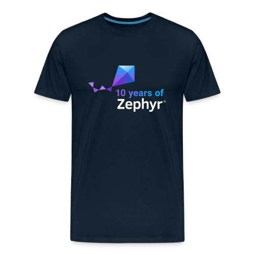 Zephyr 10th Anniversary Stacked Color Reverse - Men's Premium T-Shirt
