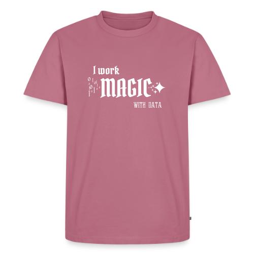 I Work Magic with Data (dark) - Men's Premium T-Shirt