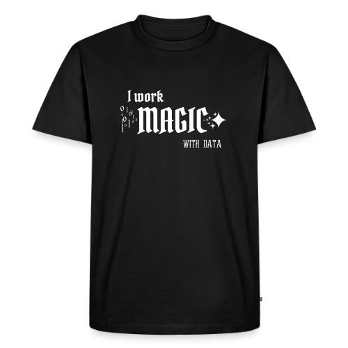 I Work Magic with Data (dark) - Men's Premium T-Shirt