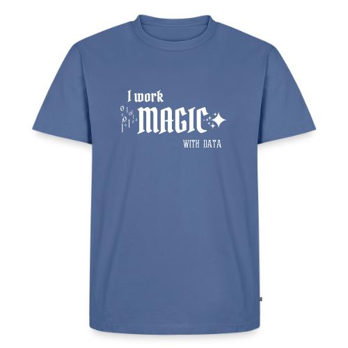 I Work Magic with Data (dark) - Men's Premium T-Shirt