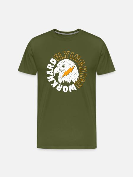 Flying High - Men's Premium T-Shirt - olive green