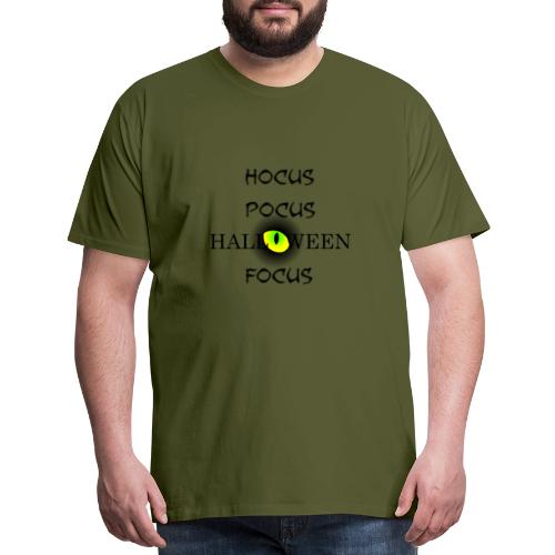 Hocus Pocus Halloween Focus Word Art - Men's Premium T-Shirt