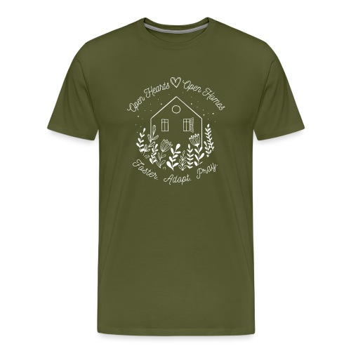 Open Hearts | Open Homes - Men's Premium T-Shirt