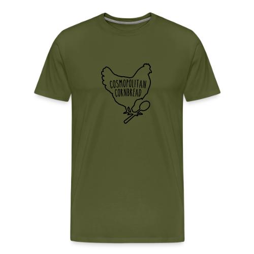 Cosmopolitan Cornbread Hen & Spoon Logo - Men's Premium T-Shirt