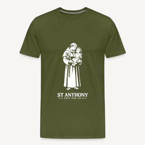 Saint Anthony Pray for us - Men's Premium T-Shirt