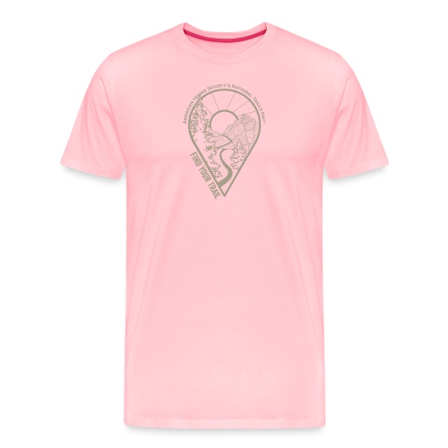 Find Your Trail Location Pin: National Trails Day - Men's Premium T-Shirt