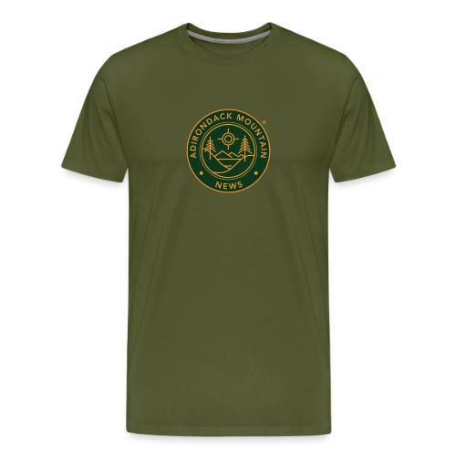 Adirondack Mountain News Classic Green Logo - Men's Premium T-Shirt
