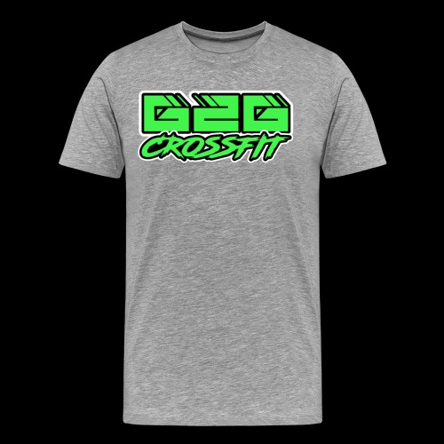 Electrifying Green Half G2G Logo - Men's Premium T-Shirt