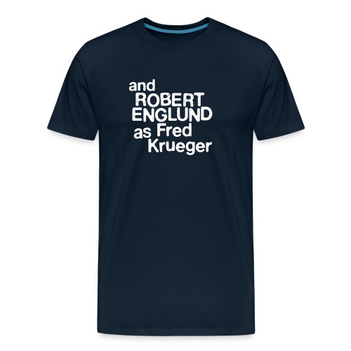 and Robert Englund as Fred Krueger - Men's Premium T-Shirt