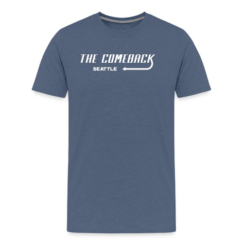 Comeback Seattle White - Men's Premium T-Shirt