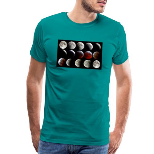 Lunar Eclipse Progression - Men's Premium T-Shirt
