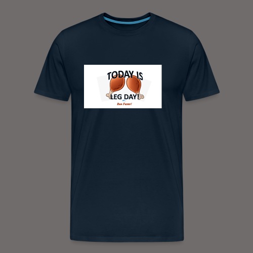 Turkey Trot Back - Men's Premium T-Shirt