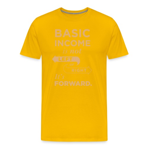 Basic Income Arrows V.2 - Men's Premium T-Shirt