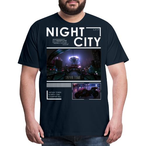 Night City Japan Town - Men's Premium T-Shirt