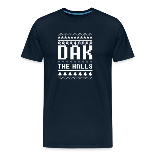Dak The Halls Ugly Christmas Sweater - Men's Premium T-Shirt