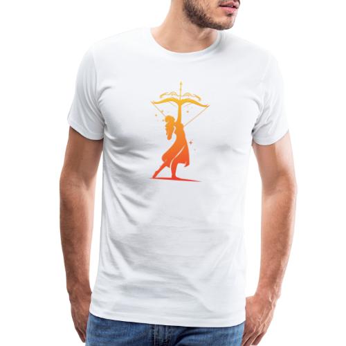 Sagittarius Archer Zodiac Fire Sign - Men's Premium T-Shirt