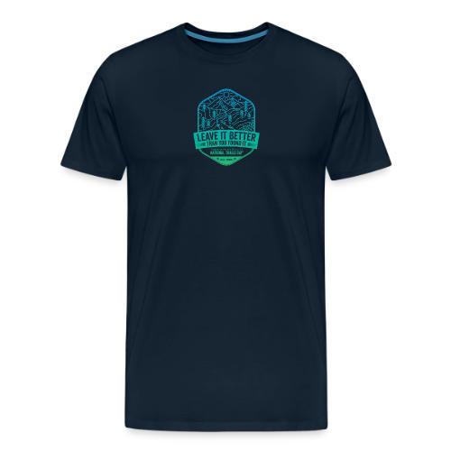 Leave It Better Than You Found It - cool gradient - Men's Premium T-Shirt