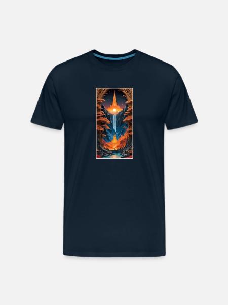 Fantastic Journey - Men's Premium T-Shirt - deep navy