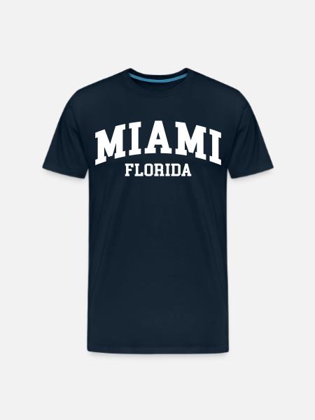 Miami - Men's Premium T-Shirt - deep navy