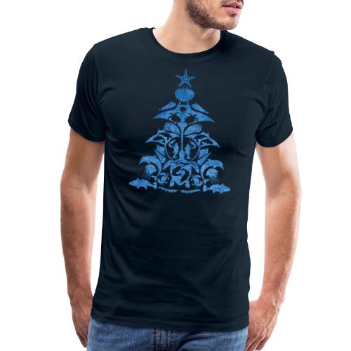 Coastal Christmas Tree Solo - Men's Premium T-Shirt