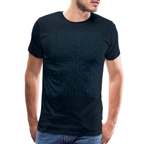 airtime textblock hollow wave - Men's Premium T-Shirt