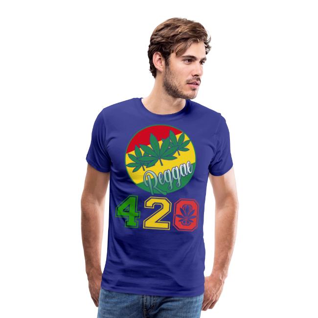 Lively 420 Reggae Ganja Weed Marijuana Design