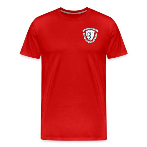 med school shield rev - Men's Premium T-Shirt