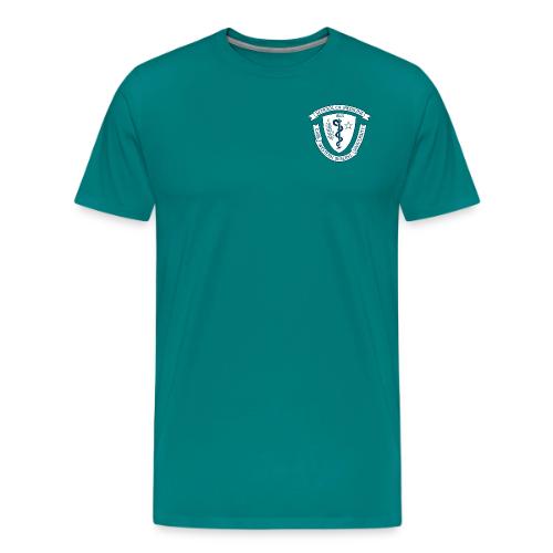 med school shield rev - Men's Premium T-Shirt