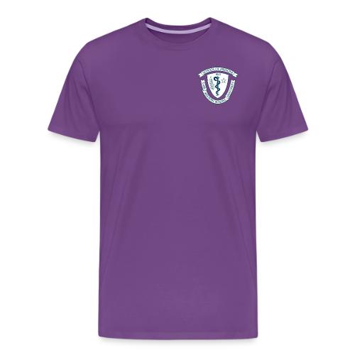 med school shield rev - Men's Premium T-Shirt