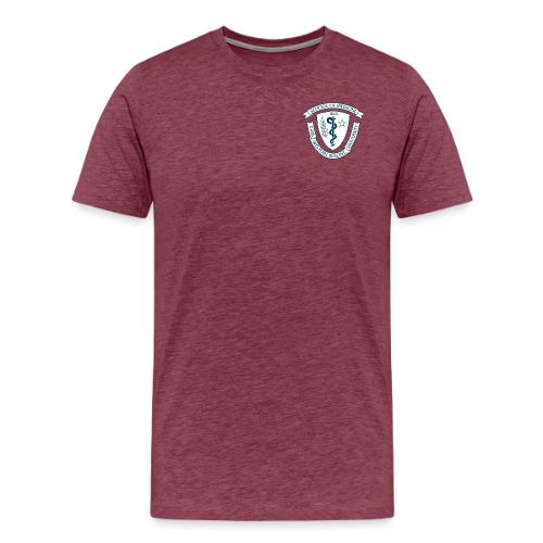 med school shield rev - Men's Premium T-Shirt