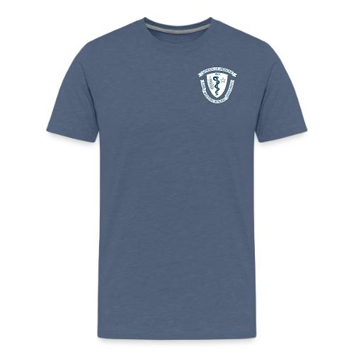med school shield rev - Men's Premium T-Shirt