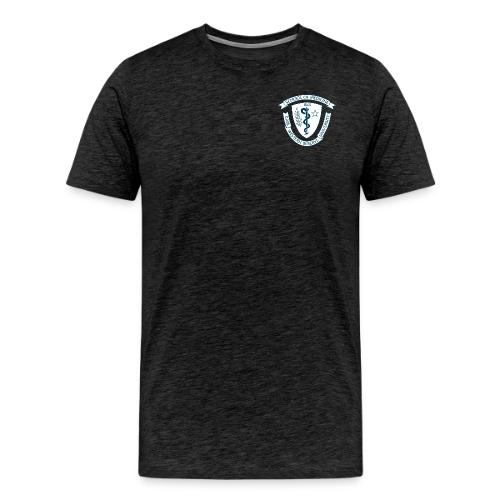 med school shield rev - Men's Premium T-Shirt
