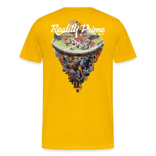 Reality Prime (On Color, Back Design) - Men's Premium T-Shirt