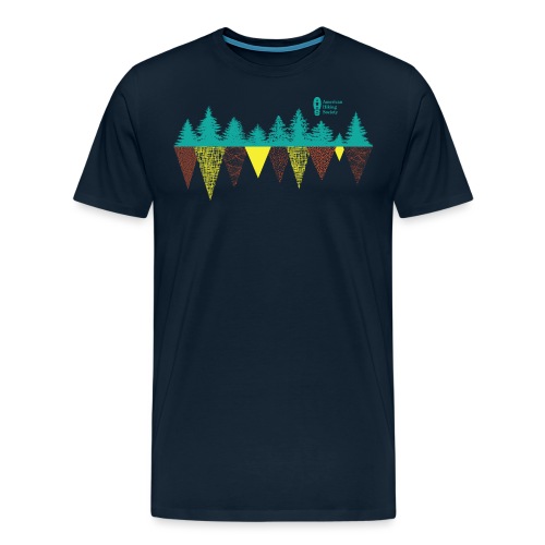 Treeline Geometry - Men's Premium T-Shirt