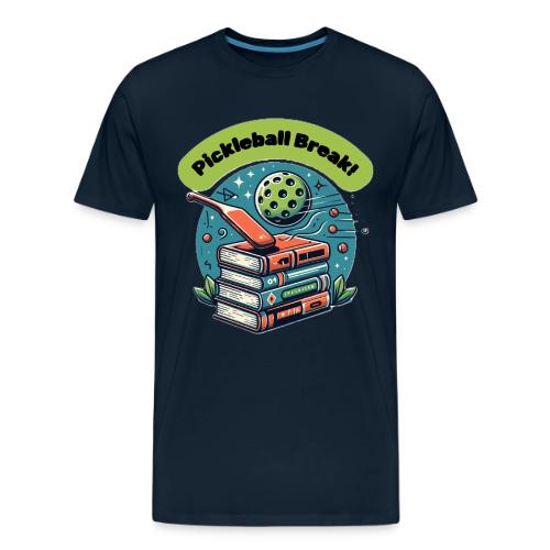 Books? Nah, Let's Play Pickleball - Men's Premium T-Shirt