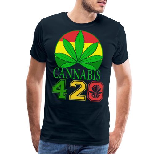 Teasing 420 Smokers Dream Weed Marijuana Design - Men's Premium T-Shirt
