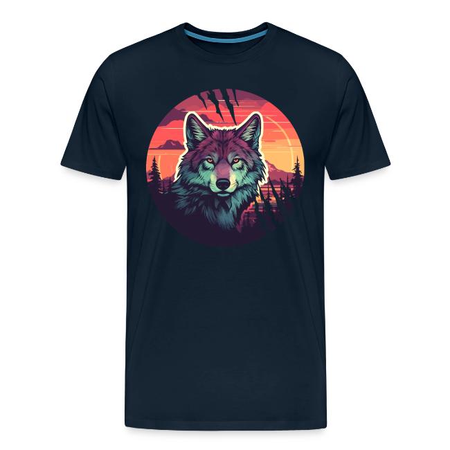 Colorful Wolf Stare
