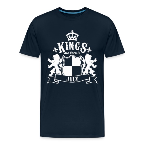 Kings are born in July - Men's Premium T-Shirt