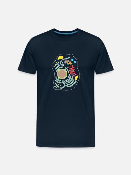 Eukaryotic Cell - Men's Premium T-Shirt - deep navy
