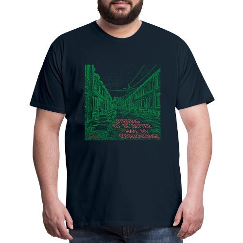 Surroundings Front/Back (Lighter Inks) - Men's Premium T-Shirt