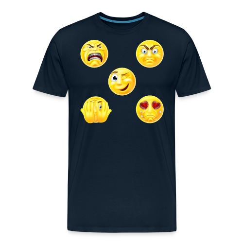 Emoticon Sticker Pack - Men's Premium T-Shirt