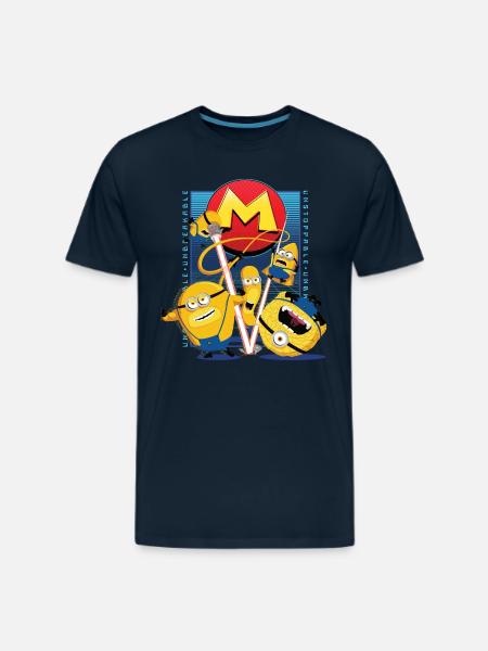 Minions Mega Minions With Super Powers - Men's Premium T-Shirt - deep navy