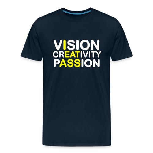 Vision, Creativity, Passion - Men's Premium T-Shirt